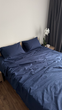 Постельное белье Ancord Home, набор наволочек (2шт) 50х70 см, вареный хлопок, цвет темно-синий - изображение 6