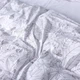 Простынь MirSon Двуспальная 180x220 см 22-1427 Leafsong white Сатин Standart (2200011246772) - изображение 3