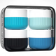 Набір ємностей для косметики 4х50ML (4 шт.) blue and black 3DTOYSLAMP - зображення 1