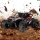 Гоночный внедорожник 4x4 на радиоуправлении 1:16, полный привод, мощный аккумулятор Красный с черным (ЕДМ-195-13) - изображение 5