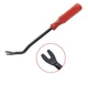Знімачі для зняття панелі та молдинга автомобіля Removal Tools пластикові лопатки для розбирання обшивки салону машини / динаміків / дверей / магнітол + металевий знімач, 5 шт, помаранчеві (108659506) - зображення 7