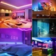 Умная светодиодная лента INSPIRE Smart 2835RGB LED USB 2м (BT-Controllor2835RGB-LED-2M) (bt28r2) - изображение 5