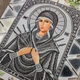 Набір для вишивання бісером Art-Millennium. N-0403 Богородиця Семистрільна (срібло) 27х37 см - изображение 2