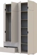 Распашной шкаф Doros Лукас Кашемир 160х50х240 см - изображение 4