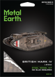 Металлический 3D конструктор Fascinations Metal Earth Британский танк Mark IV (ME1022) - изображение 7