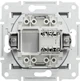Розетка компьютерная RJ45, алюминий, EPH4300161 Asfora Schneider - изображение 2