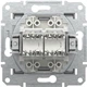 Розетка компьютерная RJ-45 двойная, сталь, EPH4400162 Asfora Schneider - изображение 5