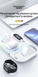 Беспроводная зарядная док станция для apple айфона часов наушников 3 в 1 докстанция с часами универсальная беспроводная зарядка на айфон iphone airpods iwatch эпл вотч 1-10 series QINETIQ i6 led clock rgb 30w докстанции белая + адаптер в подарок - изображение 10