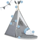 Namiot tipi dla dzieci Nukido NK-406 szary (5903890616694) - obraz 12