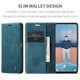 Чехол-книжка CaseMe из нубука для Xiaomi Redmi Note 12 Pro+ Plus 5G Бирюзовый - изображение 8