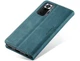 Чехол-книжка CaseMe из нубука для Xiaomi Redmi Note 10 Pro Бирюзовый - изображение 6