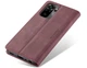 Чохол-книжка CaseMe із нубуку для Xiaomi Redmi Note 10/10s Бордовий - зображення 9