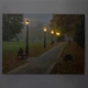 Светящаяся картина - осенний парк с фонарями, 5 LЕD ламп, 30*40 см (940058) - изображение 4