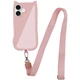 Чохол TPU GETMAN Cat with straps для Apple iPhone 16 Plus (6.7") Pink - изображение 2