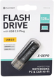 Pendrive Platinet X-Depo 128GB USB 2.0 Black (PMFE128) - obraz 2