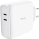 Мережевий зарядний пристрій Maxo Сharger 65W 2Р USB-C Білий (TR25381) - зображення 1