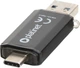 Флеш пам'ять Platinet C-Depo 64GB 2IN1 USB-A 3.2 + USB-C Black (PMFC64B) - зображення 2