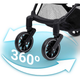 Прогулянкова коляска Nukido Paseo Сіра 716003 (5903890622404) - зображення 5
