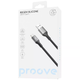Кабель зарядний Proove ReGen USB to Type-C 27W 1м силіконовий Чорний - зображення 2