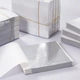 Декоративне золото поталь "Срібний Блиск" 80x80мм Silver 100 листів - изображение 2