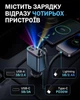 Зарядний пристрій 4в1 з LED дисплеєм та проєкцією Starry Sky 66W | 4 порти USB / Type-C / Lightning - зображення 3