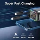 Зарядний пристрій 4в1 з LED дисплеєм та проєкцією Starry Sky 66W | 4 порти USB / Type-C / Lightning - зображення 4
