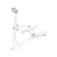 Смеситель для ванны Plamix Pablo -140 EURO SET White (с шлангом и лейкой) (PM0670) - изображение 6