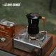 Гейзерная кофеварка с двойным клапаном MHW-3BOMBER Double Valve Moka Pot 100 мл Black (M5886B) - изображение 5