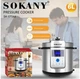 Многофункциональная мультиварка скороварка Sokany SK-07044 из нержавеющей стали 6 л 1500 Вт. - изображение 2