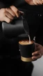 Чашка для кофе 240 мл MHW-3BOMBER Cera Series Ceramic Cup Черная (CS6102B-OS) - изображение 4