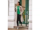 Футболка-лонгслив рукав 3/4 для женщины Esmara LYCRA® 453546 L Зеленый - изображение 5