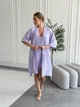 Женский Подарочный набор COSY халат+рубашка M лавандовый SetLavanda1 - изображение 1
