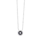Серебряное колье Links of London Effervescence Blue Diamond Mini Pendant Necklace - изображение 1