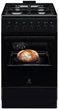 Плита Electrolux комбінована, 57л, 50x60см, конвекція, чорний - изображение 2