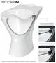 Унитаз-компакт Cersanit-Mito 906 Cersania SimpleON 011 с бачком 3/6 л и сиденьем Soft Close дюропласт K119-085 - изображение 2