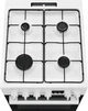 Плита Electrolux комбінована, 57л, 50x60см, дисплей, конвекція, білий - зображення 4