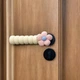 Защитная накладка-стопор на ручку двери для бесшумного и безопасного открытия 1 шт. Цветок Розовый - изображение 6