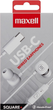 Słuchawki Maxell Square+ USB-C White (MXSSQW) - obraz 2