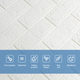 3D панель самоклеящийся кирпич Белый 700х770х3мм Sticker Wall - изображение 7