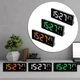 Часы Deepfox DS-6631 LED цифровые электронные настольные Будильник Дата Температура (17.3 х 6.7см) оранжевый - изображение 13