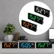 Часы Deepfox DS-6631 LED цифровые электронные настольные Будильник Дата Температура (17.3 х 6.7см) синий - изображение 13