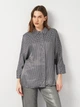 Блузка женская Zara 2298/054 XS Темно-синяя (02298054330015) - изображение 1