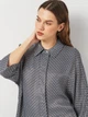 Блузка женская Zara 2298/054 XS Темно-синяя (02298054330015) - изображение 4