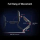 Настольное крепление для монитора ASUS ROG Ergo Monitor Arm AAS01 (90LA00Q0-B01170) - изображение 7