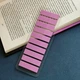 Полупрозрачные пластиковые стикеры для книг, 200 штук, однотонные стикеры-закладки, стикеры для книг и блокнотов, липкие закладки. з-202 - изображение 1