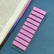 Полупрозрачные пластиковые стикеры для книг, 200 штук, однотонные стикеры-закладки, стикеры для книг и блокнотов, липкие закладки. з-202 - изображение 2