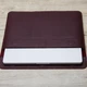 Чохол для ноутбука зі шкіри "фрост" INCARNE Klouz для MacBook Air 13" 2018-2025 Бордовий - зображення 3