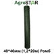 Сітка пласт.для огорожі"AgroStar"40*40мм(1,2*20м)Р - изображение 1