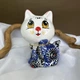 Кошка копилка ручной работы Львовская керамика 04-21 - изображение 1