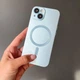 Чохол на iPhone 14 Перламутровий блакитний - изображение 1